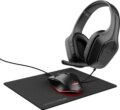 Trust GXT 790 3-in-1 Gamer egér és headset szett (USB, optikai, gamer, világít, fekete)
