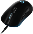 Logitech G403 Hero EWR2 (gamer, vezetékes, optikai, világítás, súly tuning, fekete)