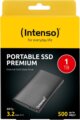 Intenso Premium Externe SSD 1TB (USB 3.2, fekete)