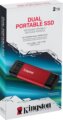 Kingston Dual Portable 2TB (USB 3.2 Gen2, USB-A/C)