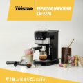 Tristar CM-2278 espresso kávéfőző, Fekete