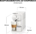 DeLonghi Lattissima One Nespresso kapszulás kávéfőző, fehér
