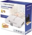 Esperanza Parmigiano EKT010W szendvicssütő, Fehér