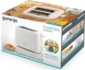 Gorenje T850DPW kenyérpirító, 2 szeletes, fehér