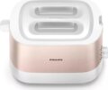 Philips Viva Collection HD2638/11 kenyérpirító, 2 szeletes, rózsaszín-fehér