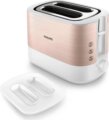 Philips Viva Collection HD2638/11 kenyérpirító, 2 szeletes, rózsaszín-fehér