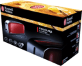 Russell Hobbs Colours Plus+ kenyérpirító, hosszúszeletes, piros