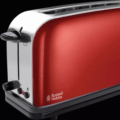 Russell Hobbs Colours Plus+ kenyérpirító, hosszúszeletes, piros