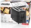 Mesko MS 3220 kenyérpirító, 2 szeletes, fekete