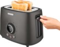 Sencor STS 6058BK kenyérpirító, 2 szeletes, metál