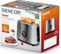 Sencor STS 5050SS kenyérpirító, 2 szeletes, ezüst