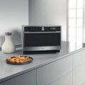 Whirlpool MWSC 9133 SX mikrohullámú sütő, 1000W, Inox