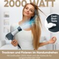 Clatronic HTD 3055 hajszárító, 2000W, ezüst-szürke
