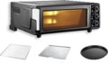 Orion OPM-22 mini sütő és pizza sütő, 1200W, Fekete