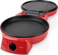Nedis FCPM100FRD pizzasütő és grillsütő, 1800W, piros