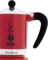 Bialetti Rainbow 4962 kotyogós kávéfőző, 3 személyes, Piros