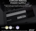 Corsair RM650e (650W, 80Plus® Gold, ATX 3.1)