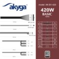 Akyga Basic (420W, ATX, OEM)