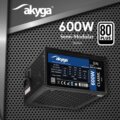Akyga Classic C1 (600W, 80Plus®, ATX)