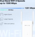 Mercusys ME60X WiFi jelerősítő (AX1500, Wi-Fi 6)