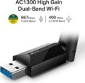 TP-Link Archer T3U Plus USB WiFi adapter (AC1300, Wi-Fi 5)