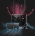 Asus RT-BE86U (Wi-Fi 7, BE6800, kétsávos, 2,5Gbps)