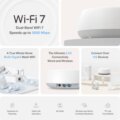 TP-Link Deco BE25 (Wi-Fi 7, BE5000, kétsávos, Mesh, 1-Pack)