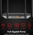 Mercusys AC12G (Wi-Fi 5, AC1200, kétsávos, Gigabit)