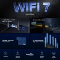 Mercusys MR37BE (Wi-Fi 7, BE6500, kétsávos, 2,5Gbps)