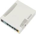 MikroTik RB951Ui-2nD (Wi-Fi 4, 300Mbps, 2,4GHz, 5×100Mbps)