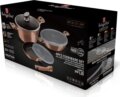 Berlinger Haus Metallic Line Rose Gold Edition Collection BH/7051 edénykészlet, 6 részes