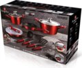 Berlinger Haus Metallic Line Burgundy Edition BH/7057 edénykészlet, 13 részes