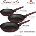 Berlinger Haus BH/8048 Leonardo Collection serpenyő szett, 3 részes