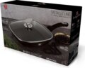 Berlinger Haus BH/6612 Metallic Line Shiny Black Edition grill serpenyő fedővel, 28cm