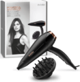 BaByliss Turbo Shine D570DE hajszárító, 2200W, fekete-rózsaarany