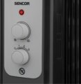 Sencor SOH 3309BK olajradiátor, 9 tagú, 2000W