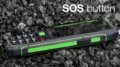 Evolveo StrongPhone W4 DualSIM nyomógombos mobiltelefon, Fekete-Zöld