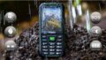 Evolveo StrongPhone W4 DualSIM nyomógombos mobiltelefon, Fekete-Zöld