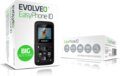 Evolveo EasyPhone ID mobiltelefon időseknek, Fekete