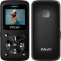 Evolveo EasyPhone ID mobiltelefon időseknek, Fekete