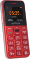 MyPhone Halo Easy mobiltelefon, Piros