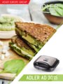 Adler AD 3015 szendvicssütő