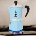 Bialetti Rainbow 5042 kotyogós kávéfőző, 3 személyes, Kék