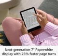 Amazon Kindle Paperwhite Signature Edition (2024) 7" E-book olvasó, 32GB, Metallic Black (Reklám mentes)