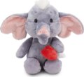 NICI GREEN, Elefánt plüssfigura mágneses szívvel, 32 cm