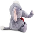 NICI GREEN, Elefánt plüssfigura mágneses szívvel, 32 cm
