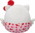 Squishmallows, Hello Kitty szívecskés plüss, 20 cm