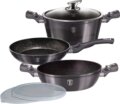 Berlinger Haus Metallic Line Carbon Edition Collection BH/6905 edénykészlet, 6 részes