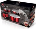 Berlinger Haus Metallic Line Burgundy Edition Collection BH/6145 edénykészlet, 9 részes