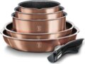 Berlinger Haus Metallic Line Rose Gold Edition Collection BH/1591 edénykészlet, 12 részes